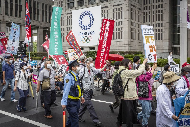 מחאות נגד אולימפיאדת טוקיו