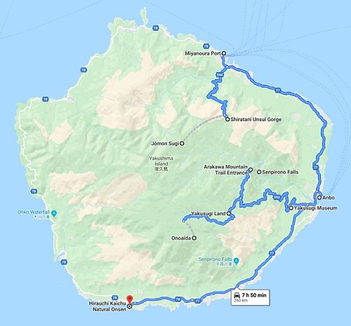 מפת האי יקושימה