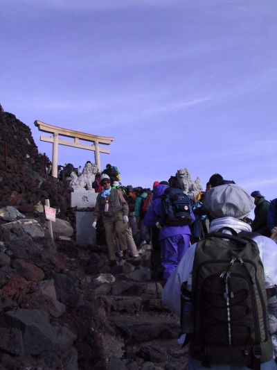 טיפוס על הר פוג'י